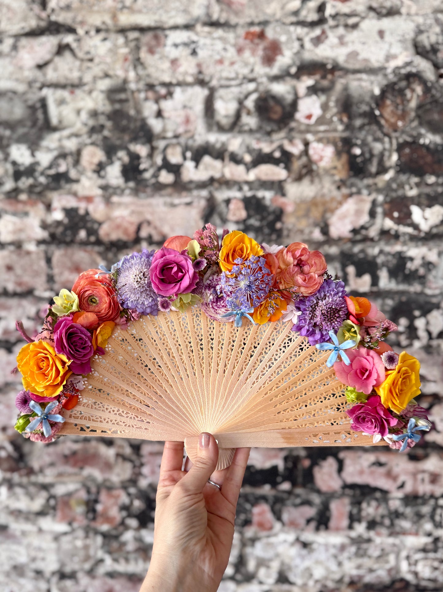 Floral Fan