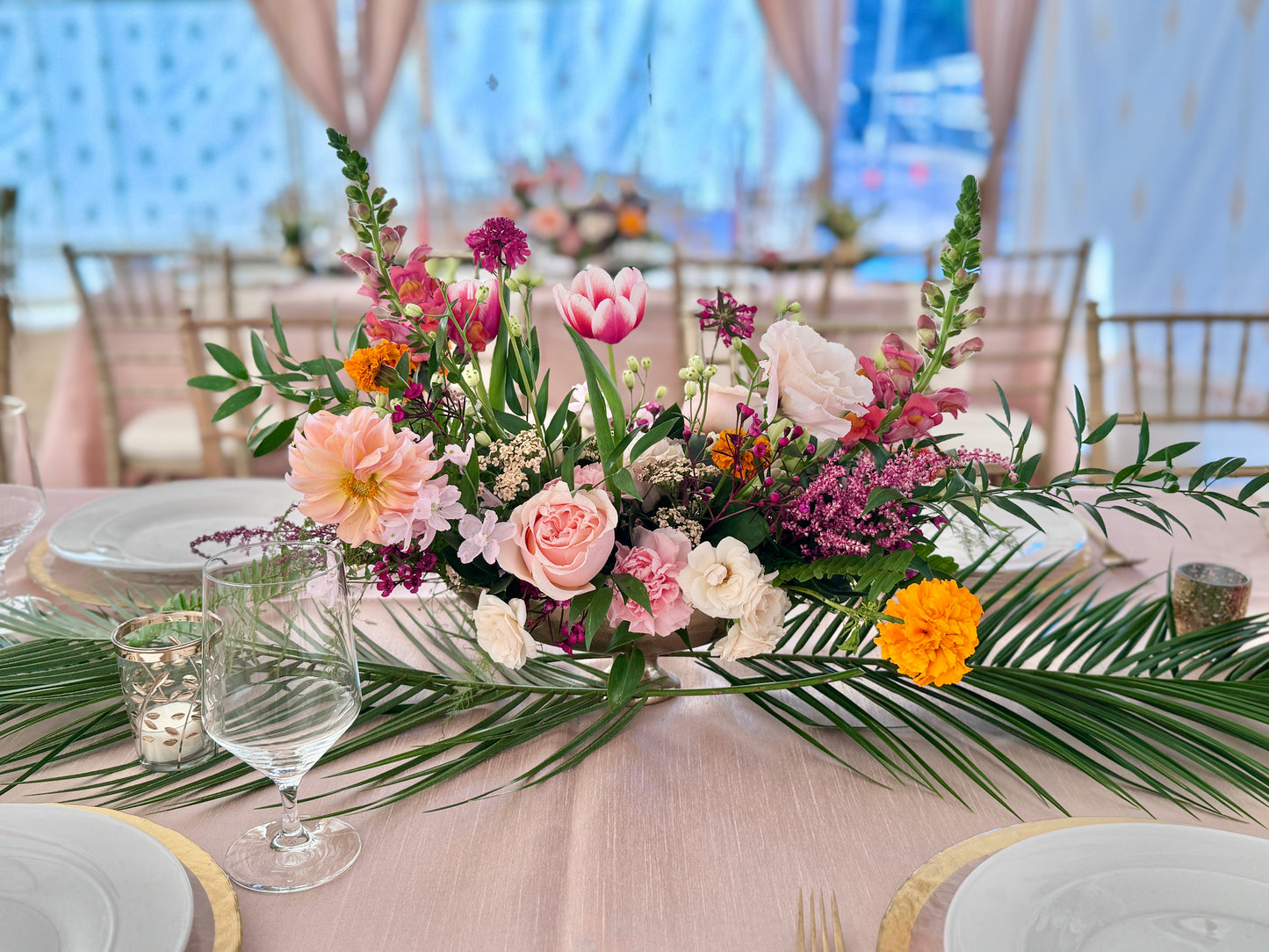 Long Boat Centerpiece