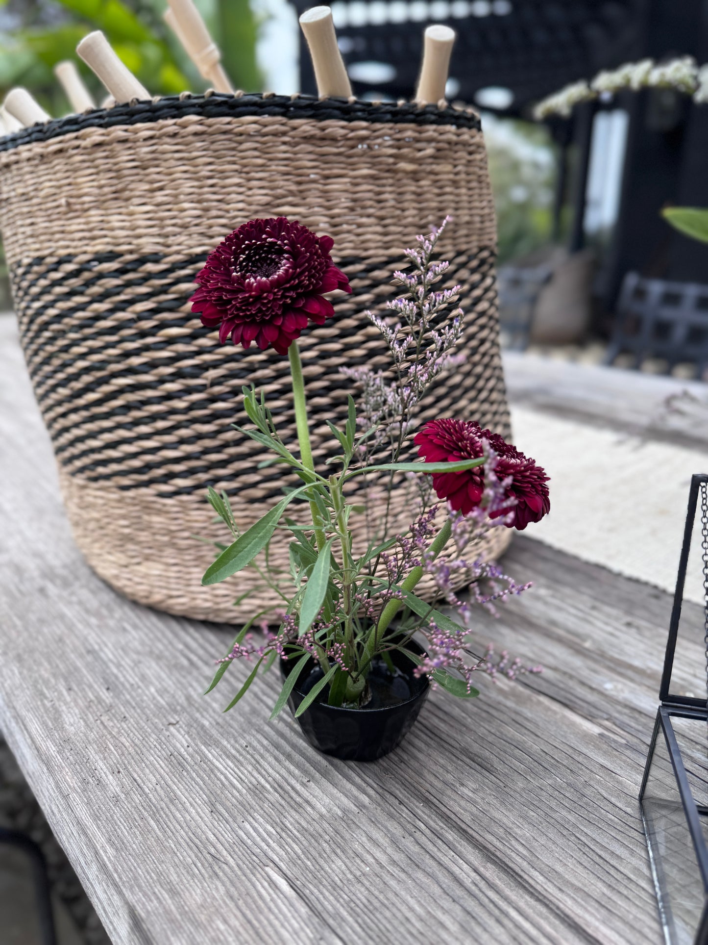 Ikebana-Style Double Mini Arrangement