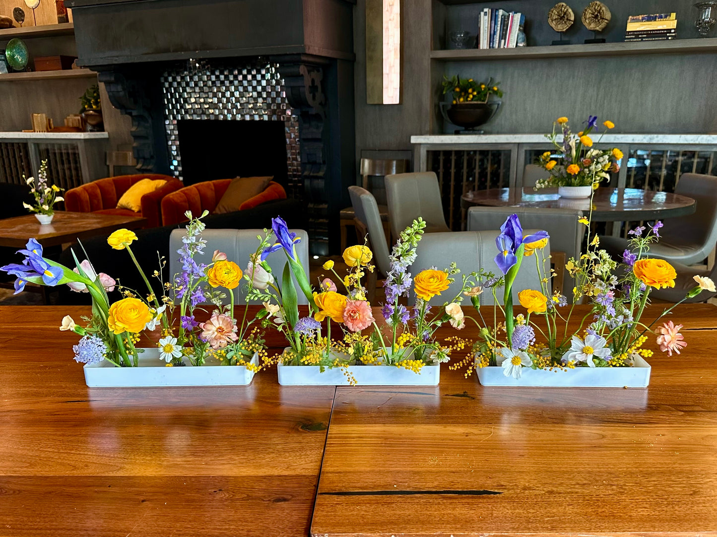 Ikebana-Style Tray Centerpiece