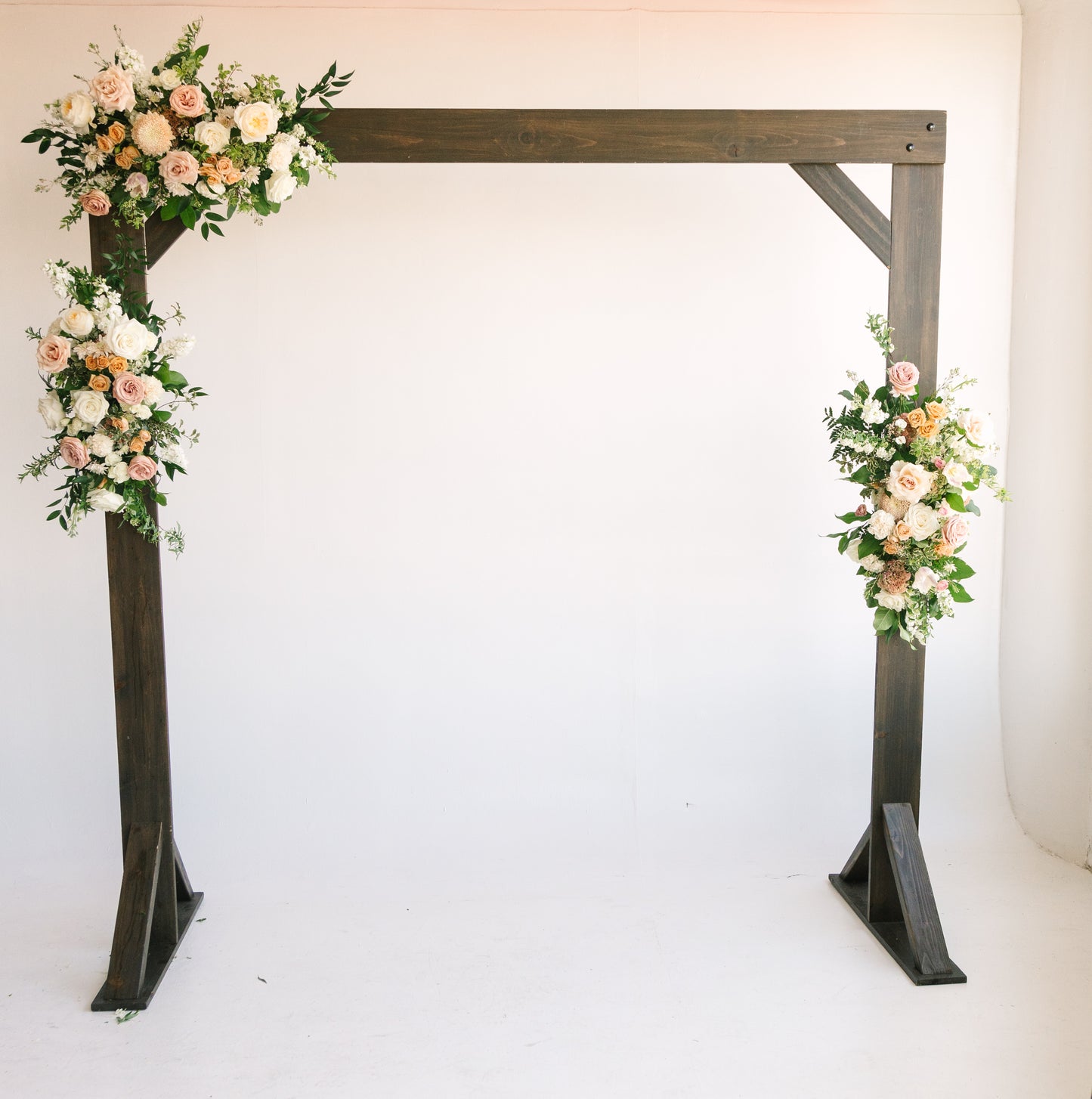Dark Wood Rectangle Arch Rental