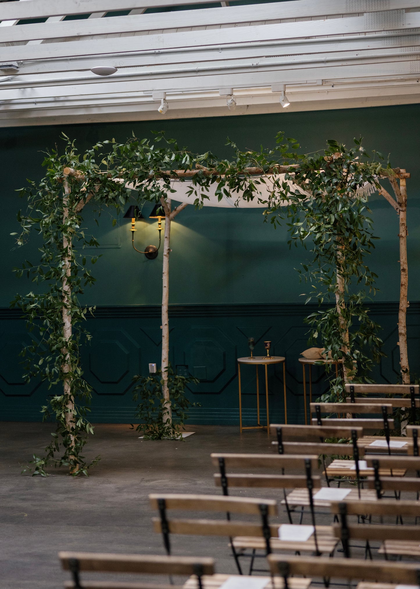 Birch Wood Chuppah / Mandap Rental