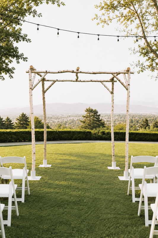 Birch Wood Chuppah / Mandap Rental