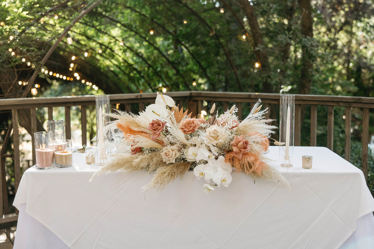 Sweetheart Table Floral Spray