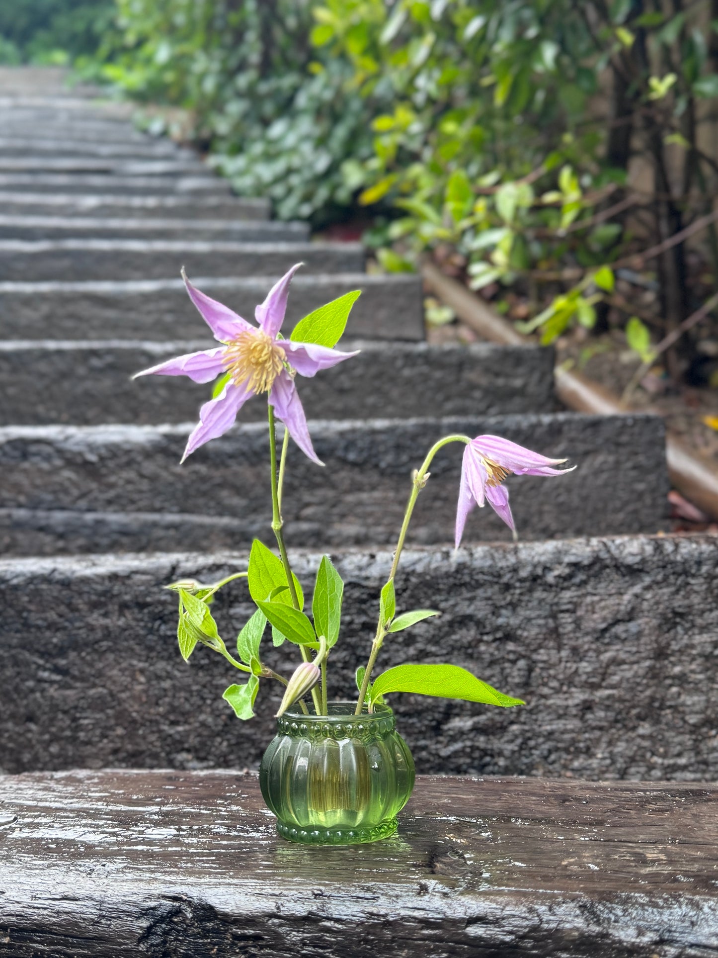 Ikebana-Style Double Mini Arrangement