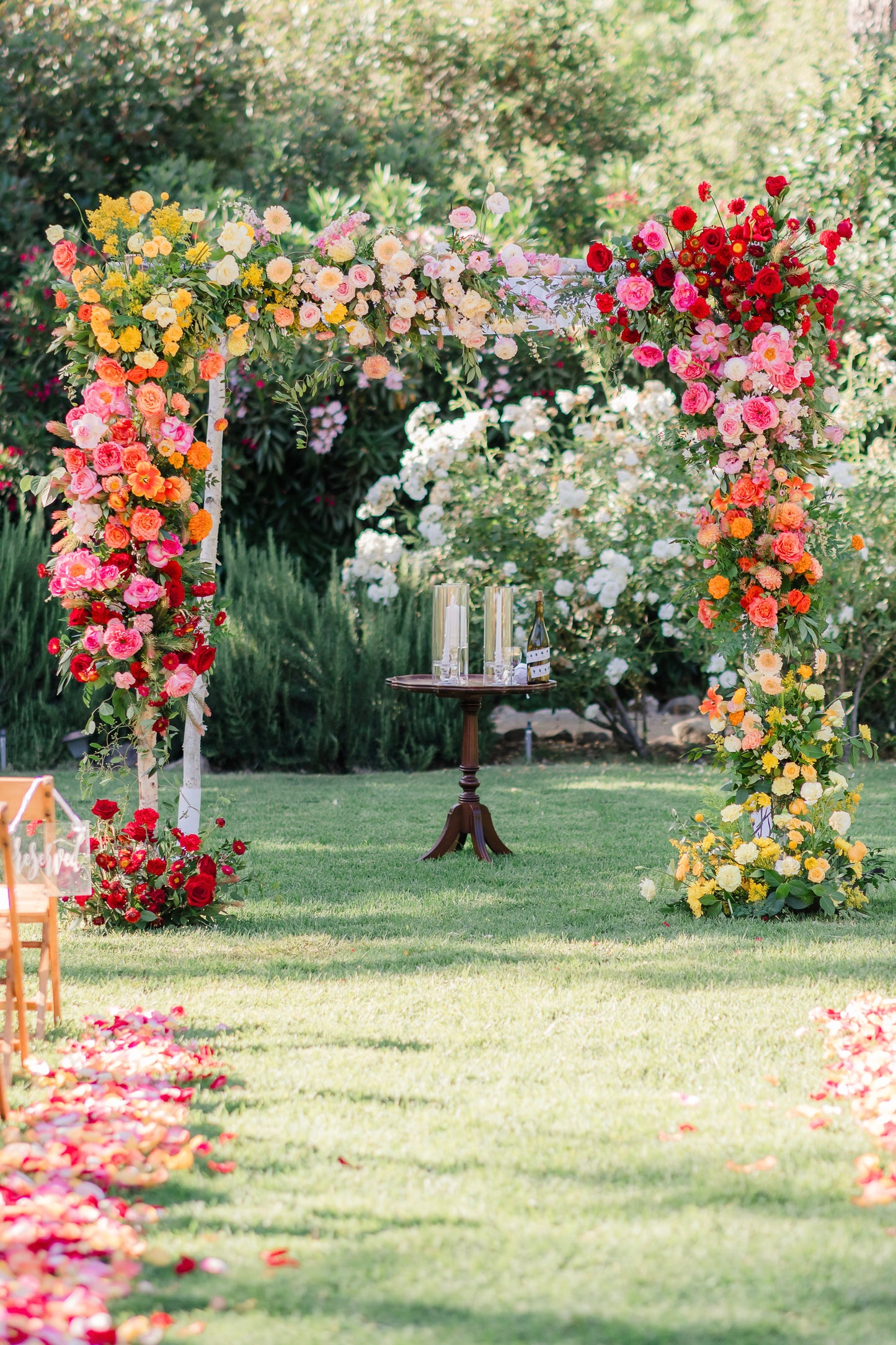 Birch Wood Chuppah / Mandap Rental