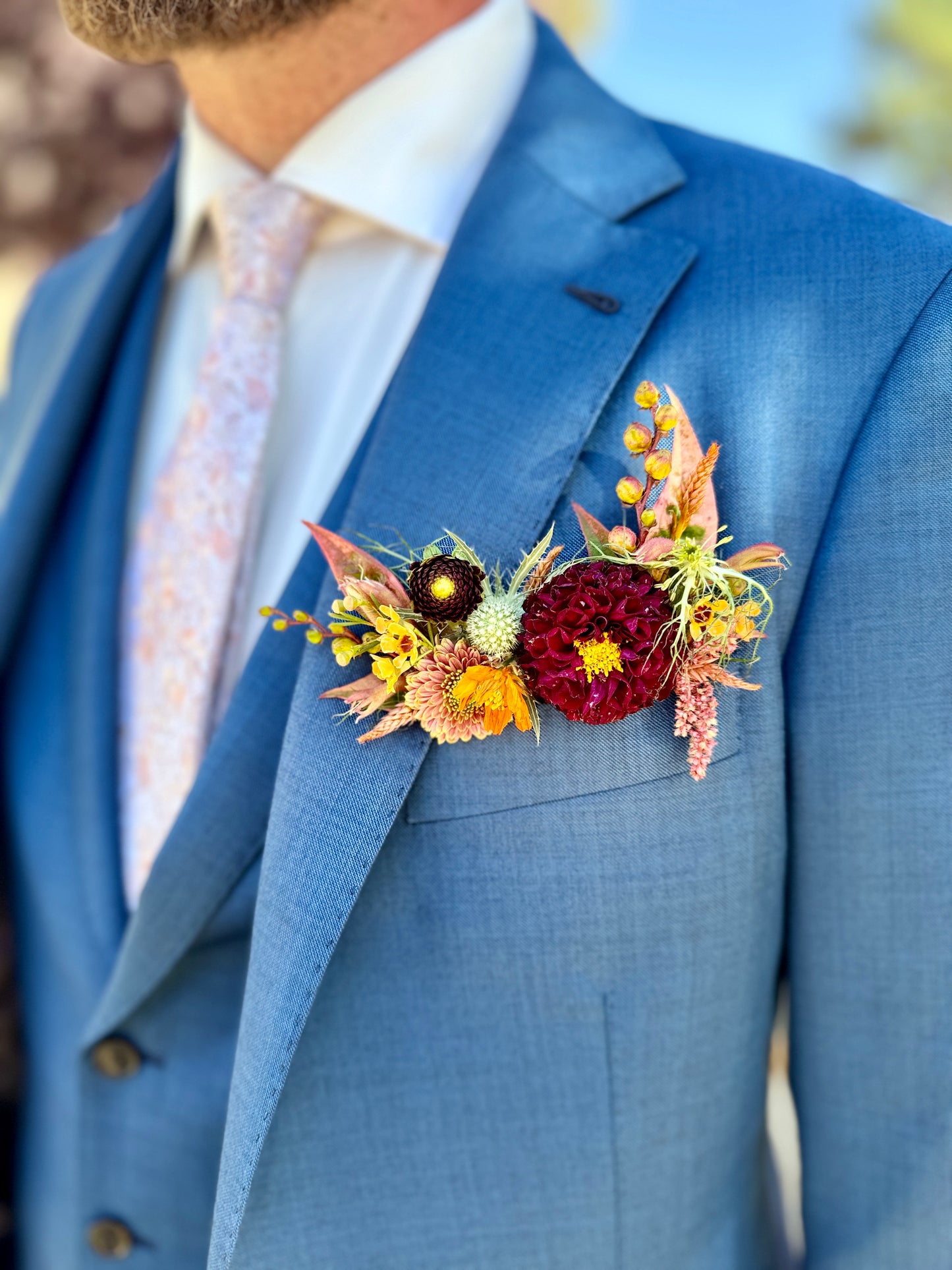 Pocket Square Boutonnière