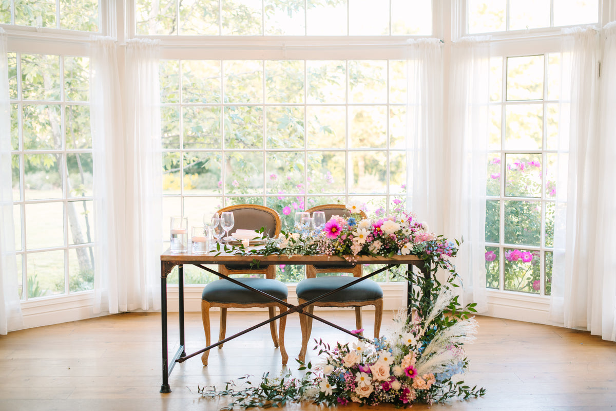 Sweetheart Table Floral Spray