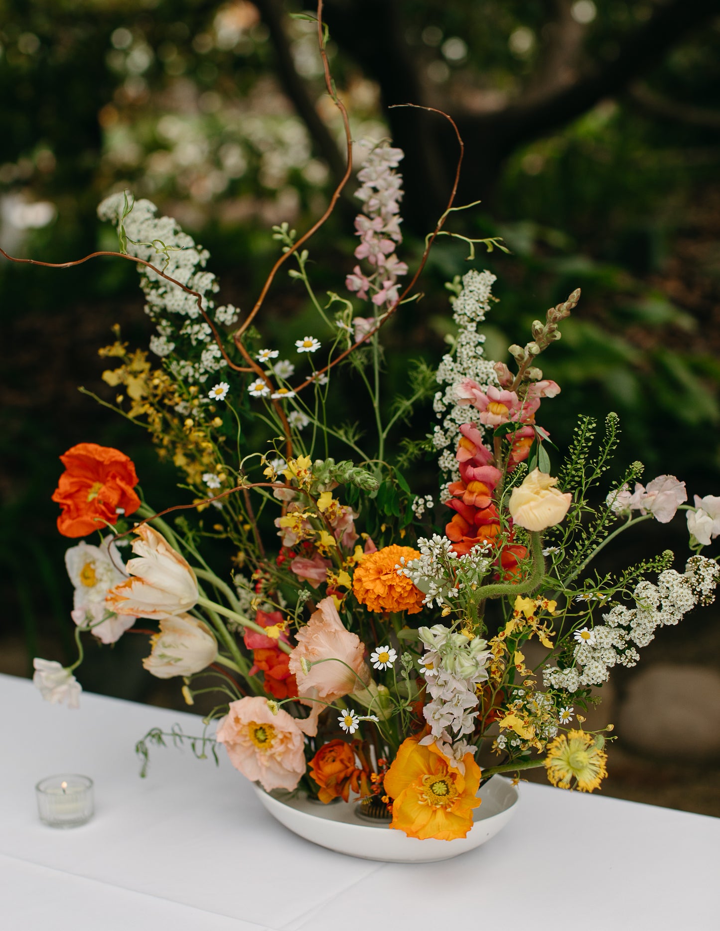 Ikebana-Style Centerpiece