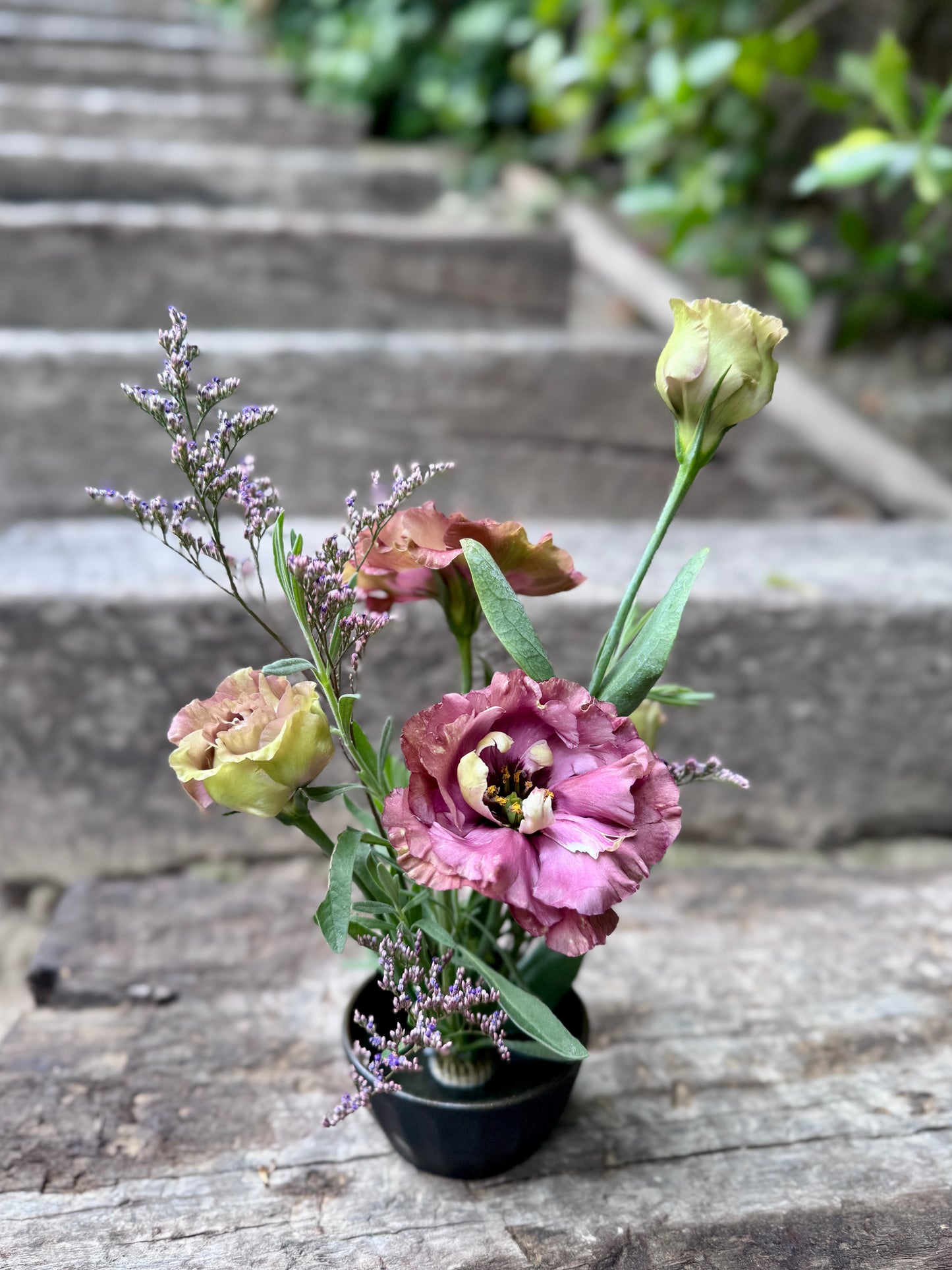 Ikebana-Style Double Mini Arrangement