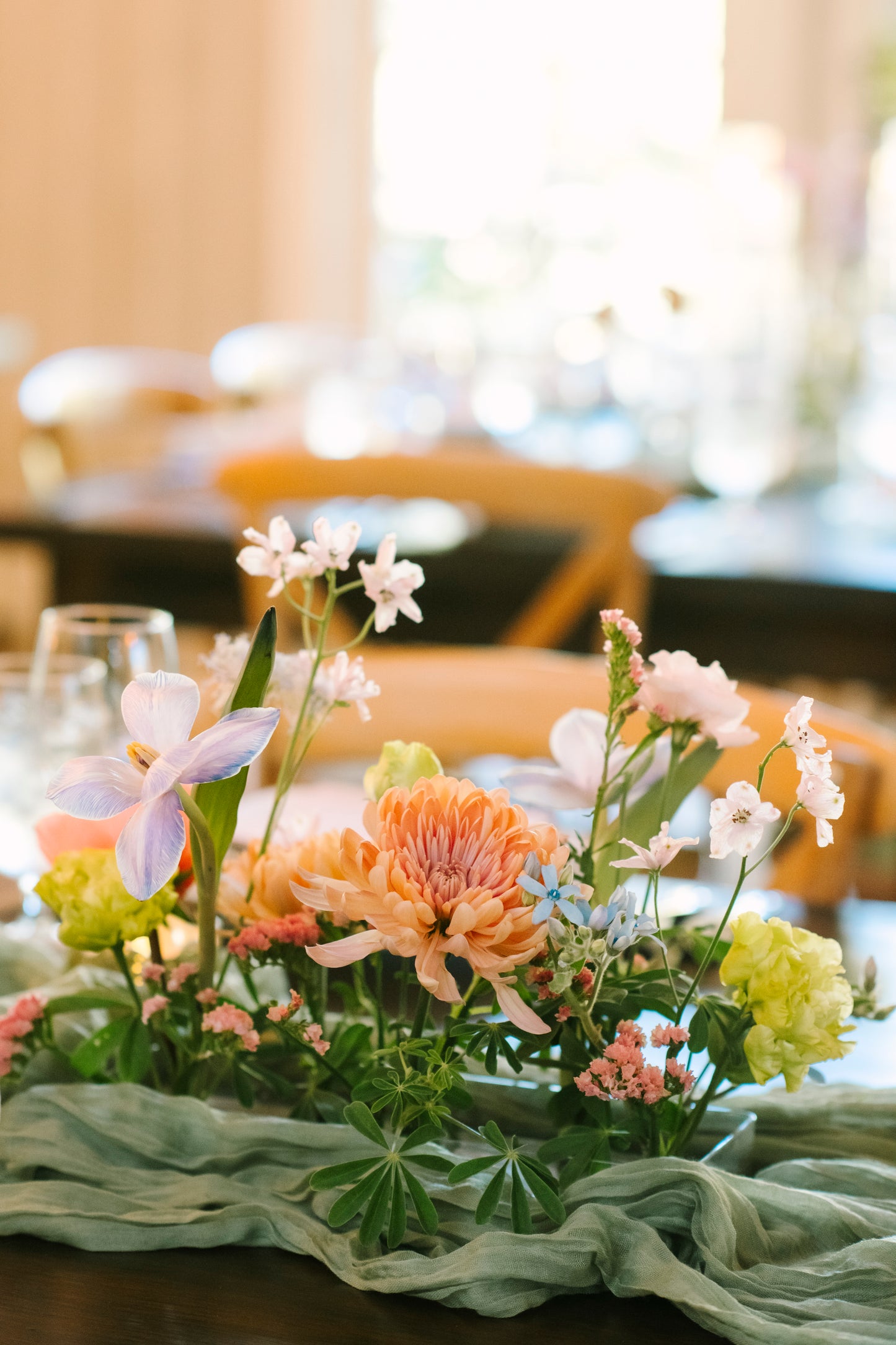 Ikebana-Style Tray Centerpiece
