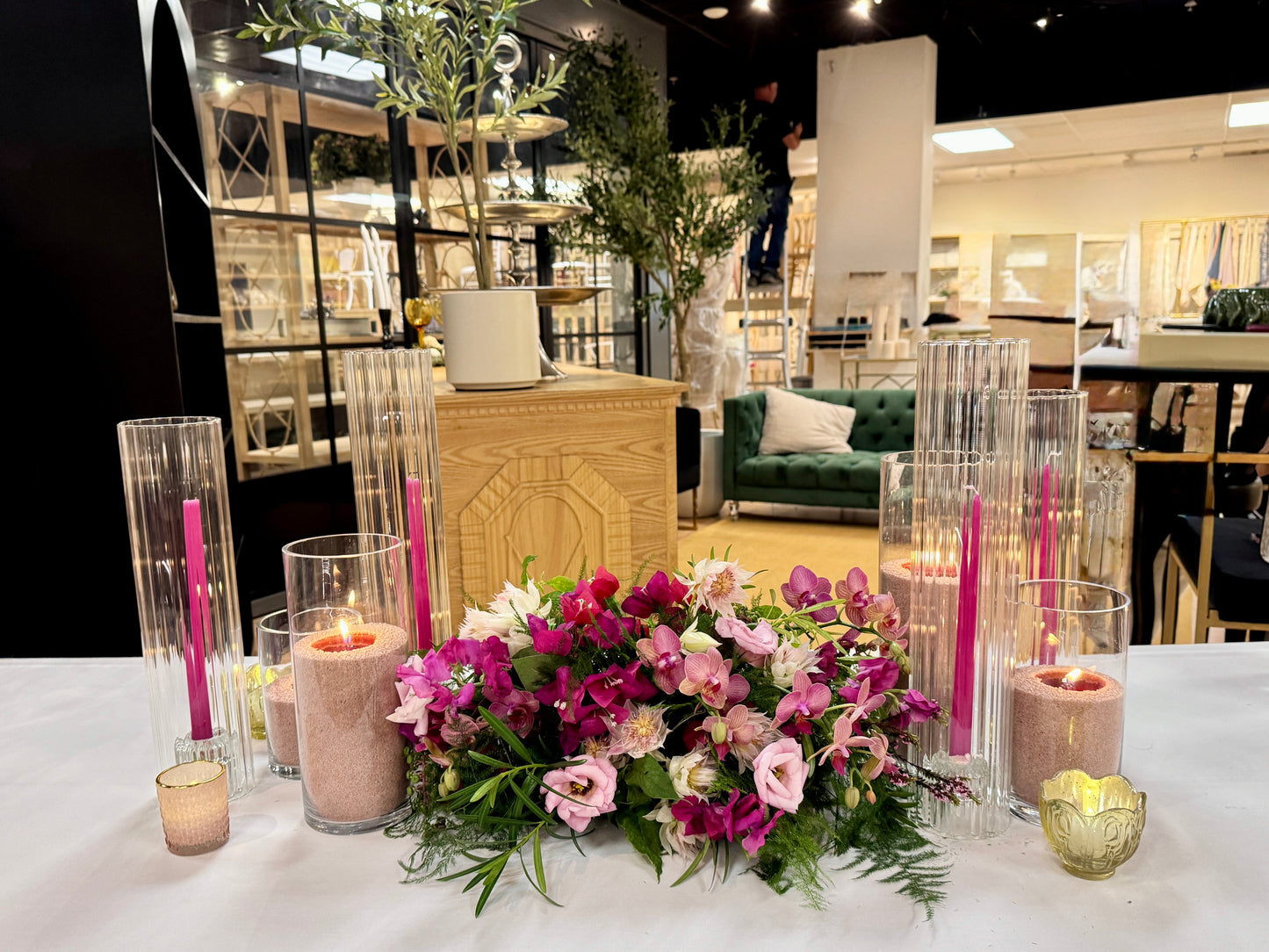 In-Person Mock-Up of Table Design