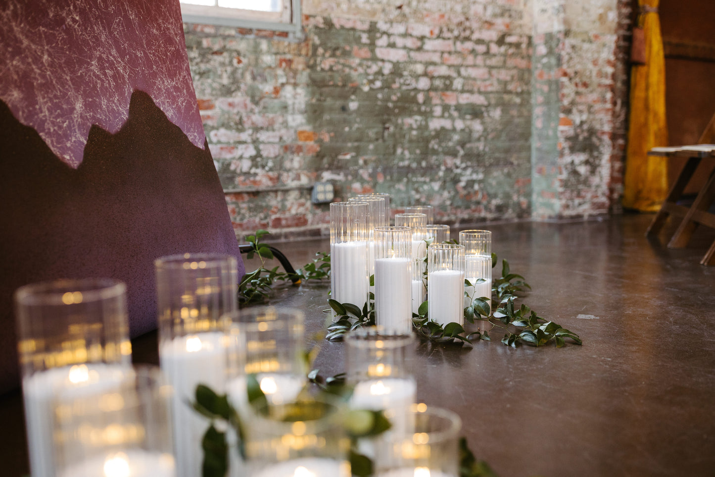 Pearled Wax Candles