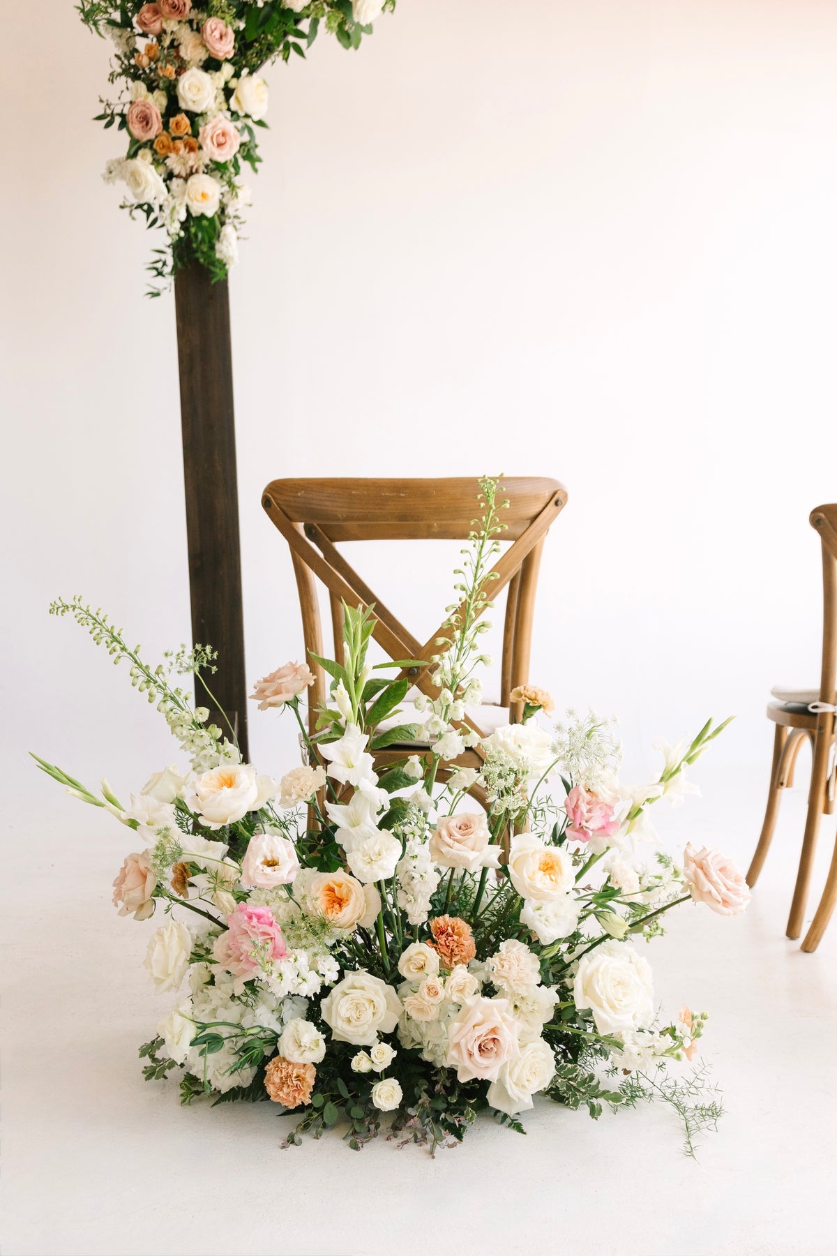 Grounded Floral Arrangement | Aisle & Accent Flowers