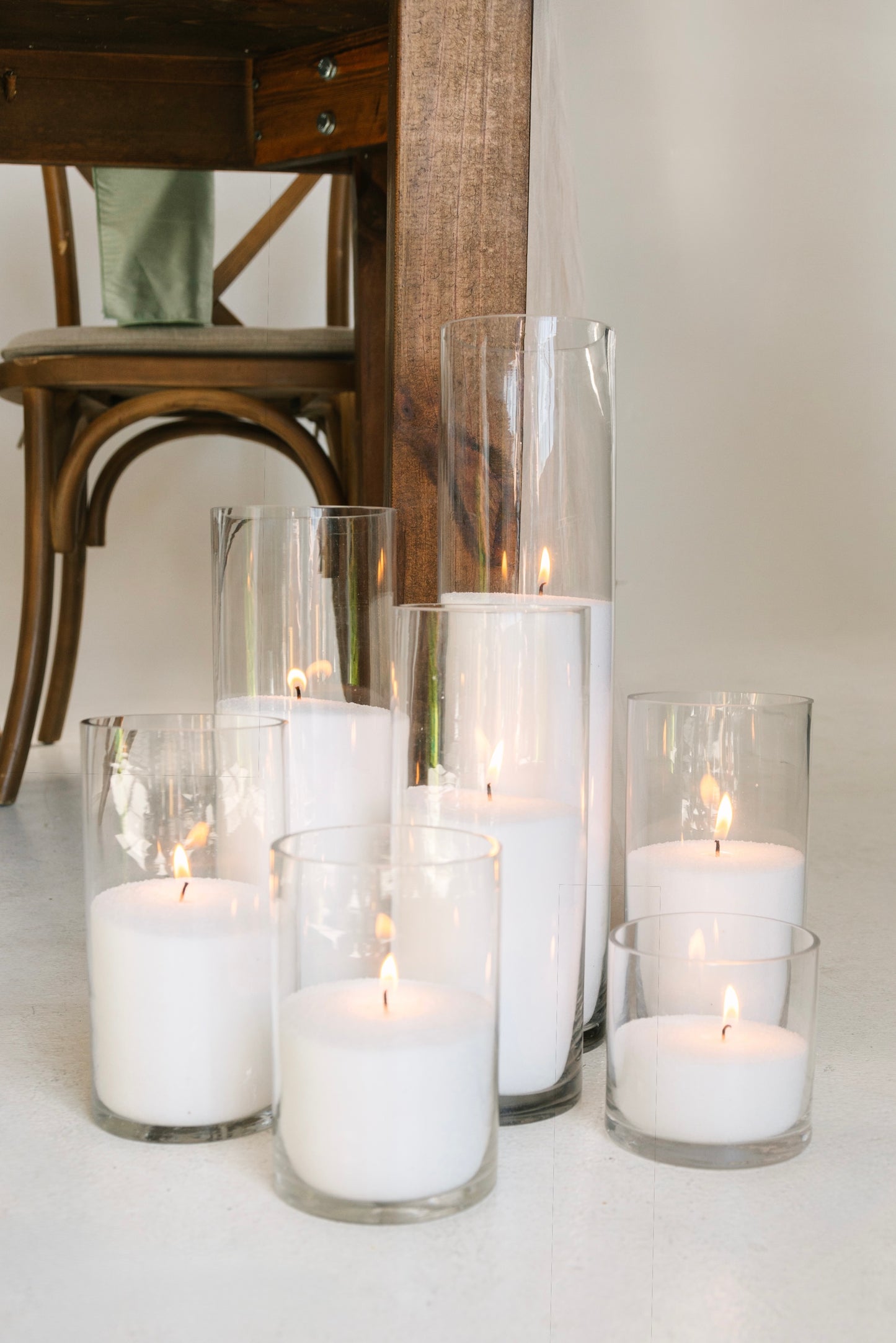 Pearled Wax Candles