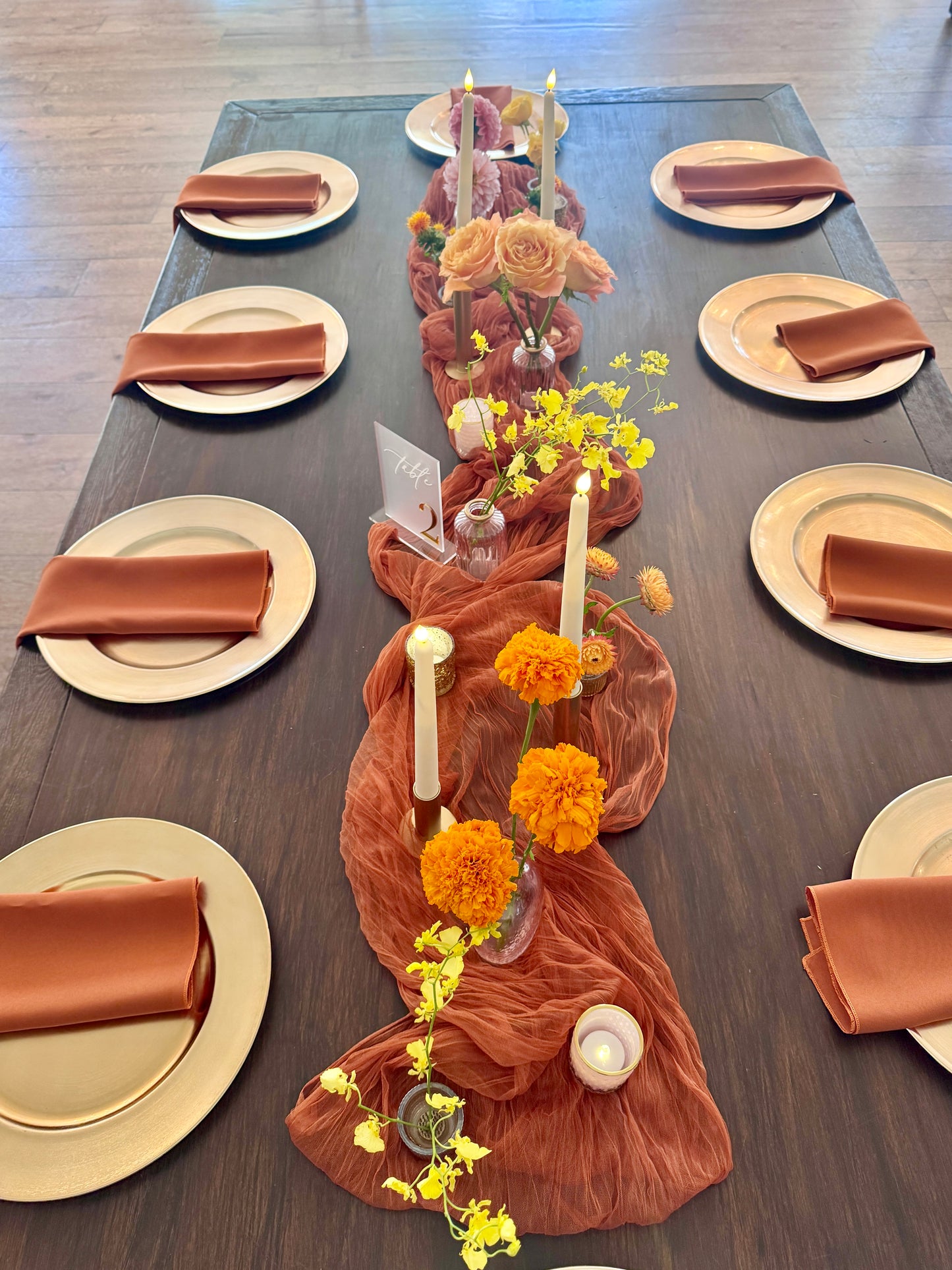 In-Person Mock-Up of Table Design