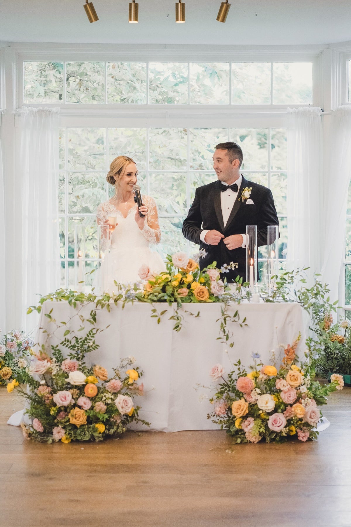 Sweetheart Table Floral Spray