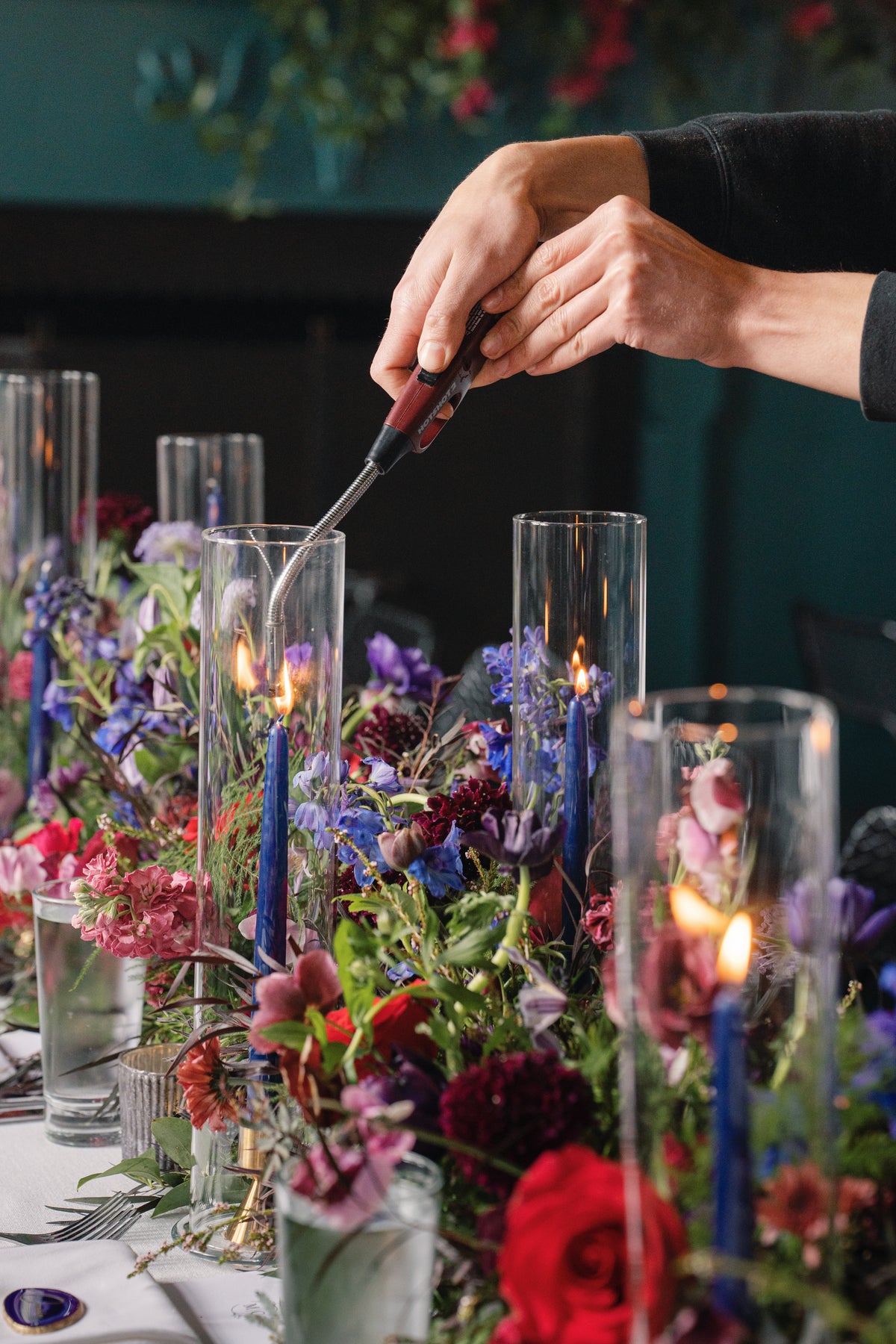Taper Candle with Holder