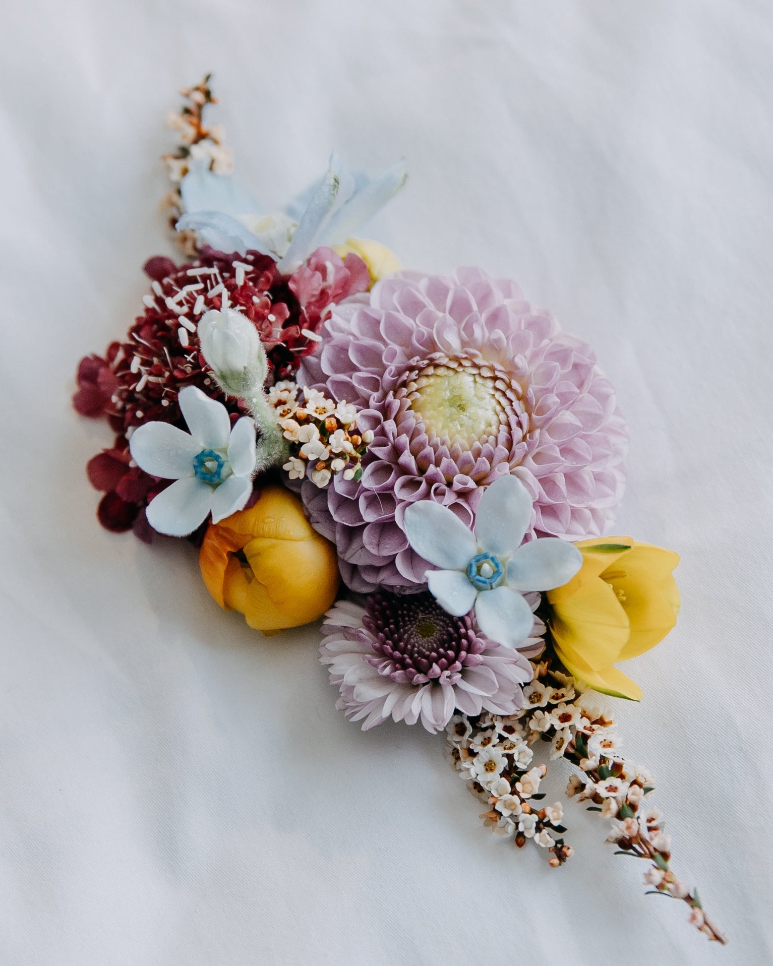 Pastel lapel piece. and updated and gorgeous upgrade for a boutonniere