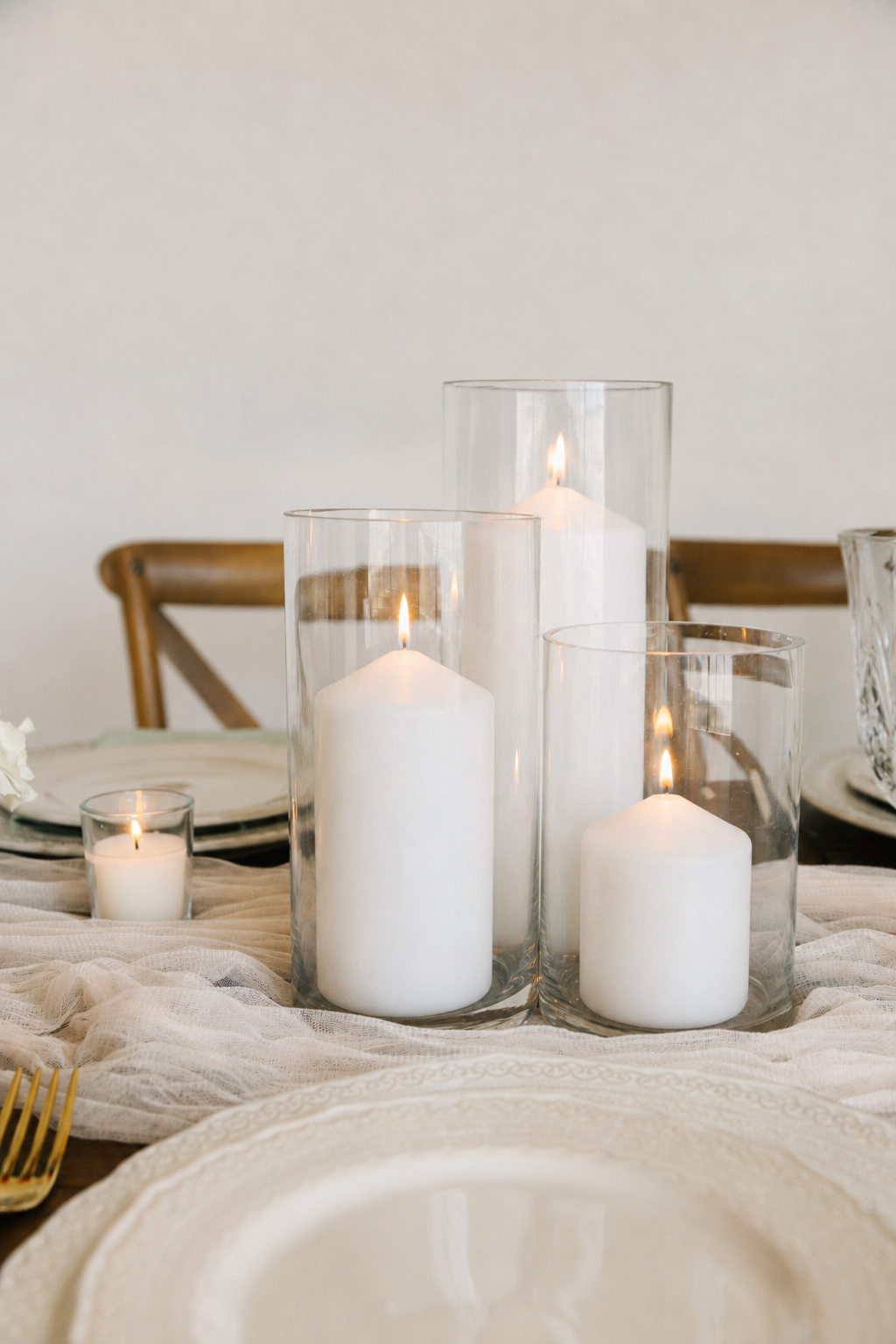 Candle Trio Centerpiece