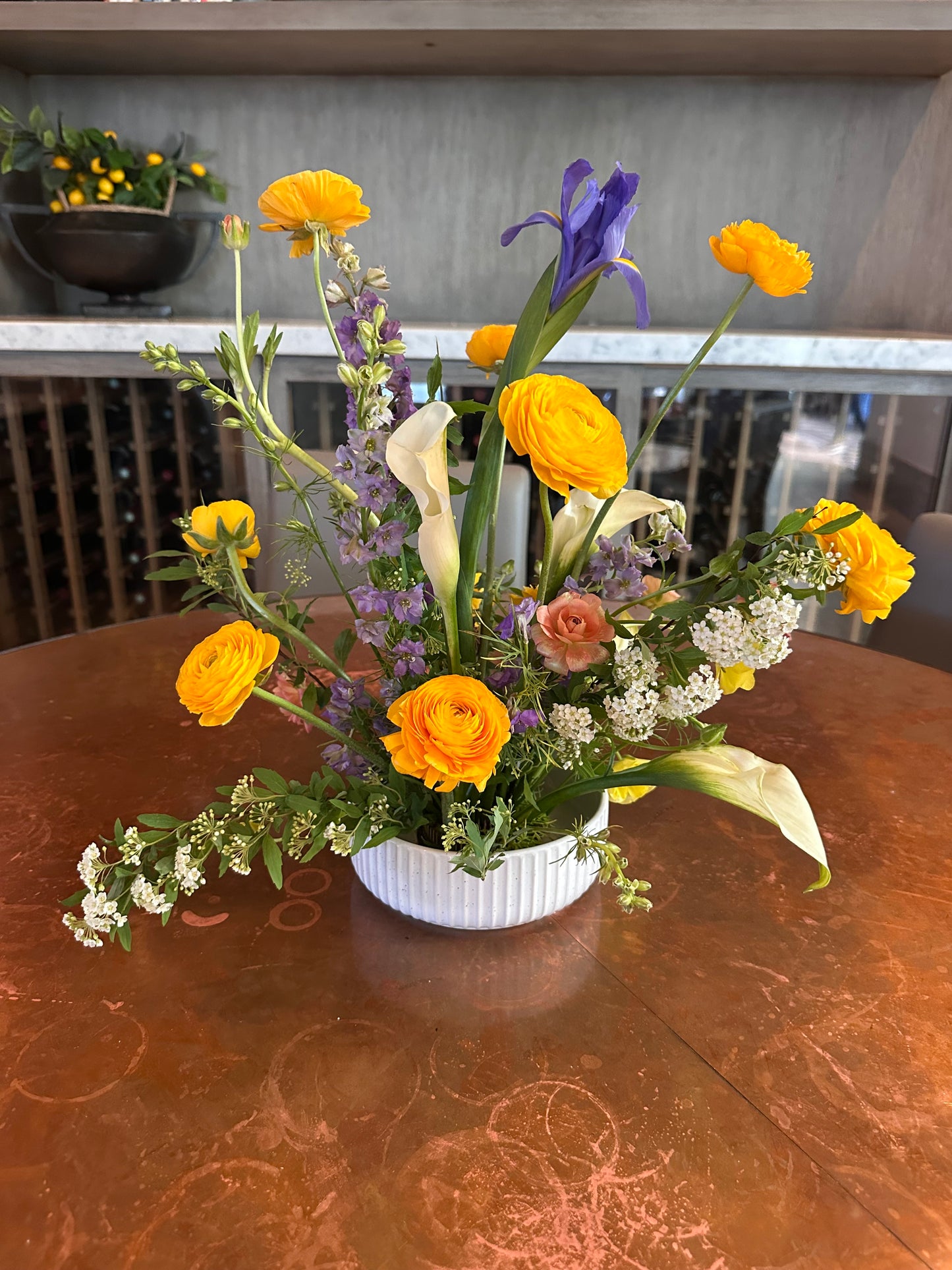 Ikebana-Style Centerpiece
