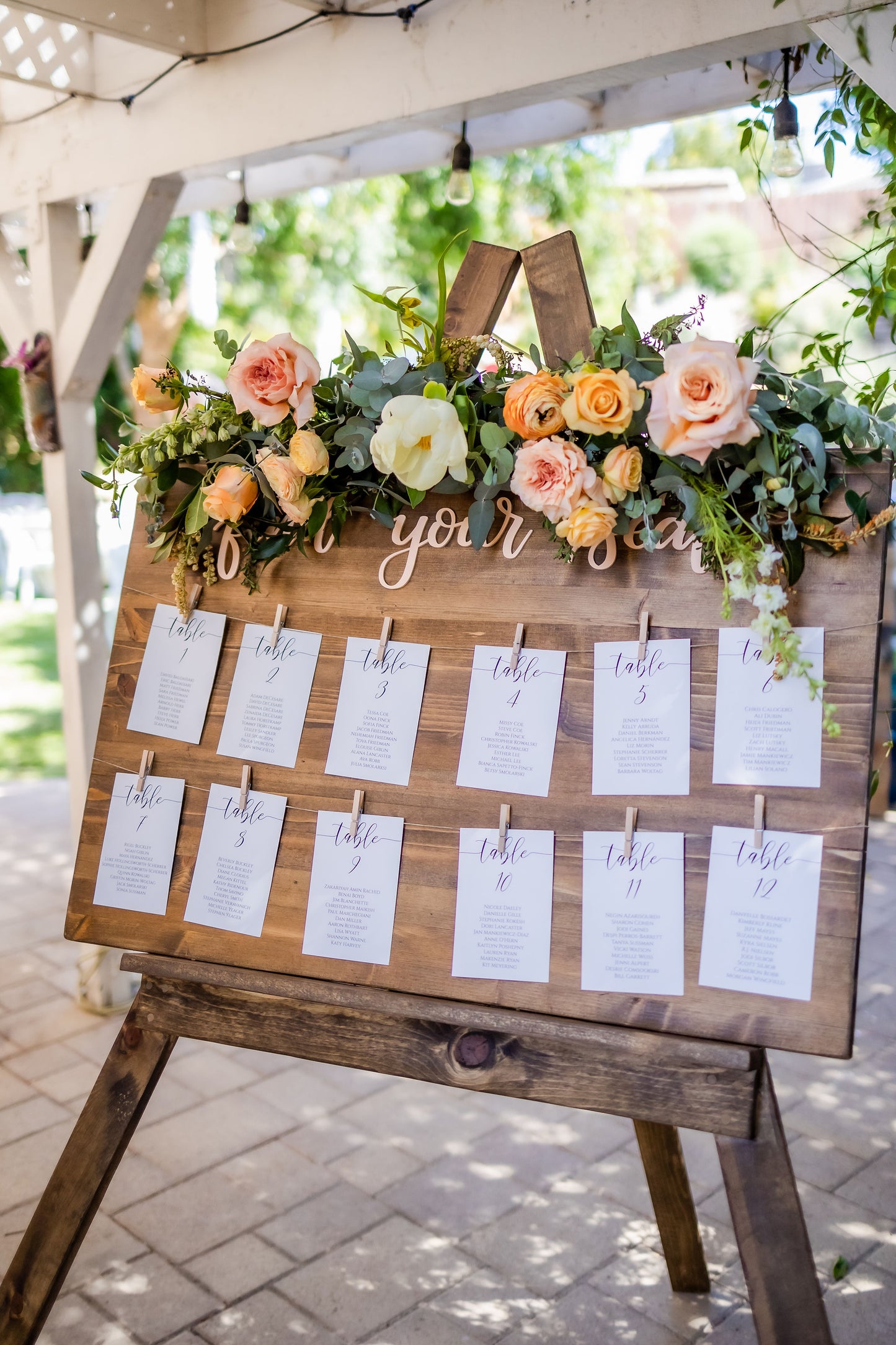 Find Your Seat Sign Floral Add-On