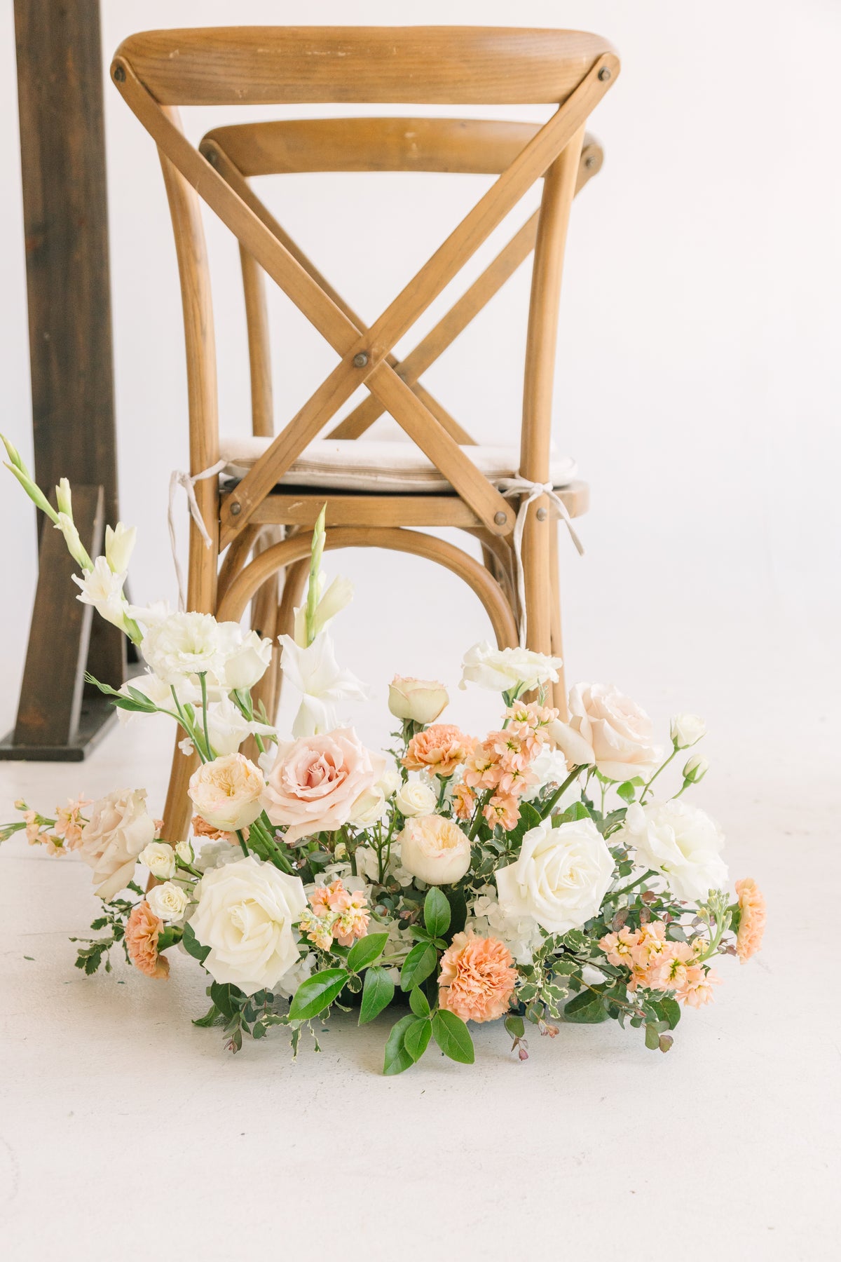 Grounded Floral Arrangement | Aisle & Accent Flowers