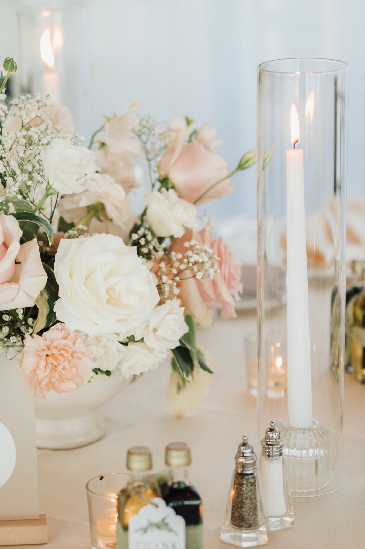Taper Candle with Holder